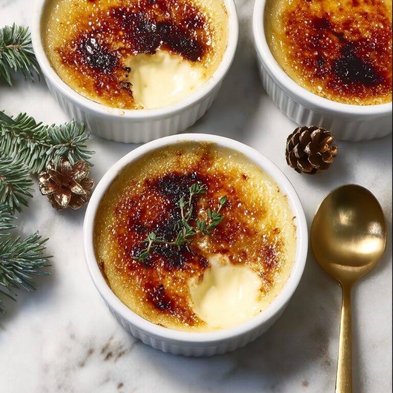 Decadent Eggnog Crème Brûlée: A Festive Holiday Delight Recipe