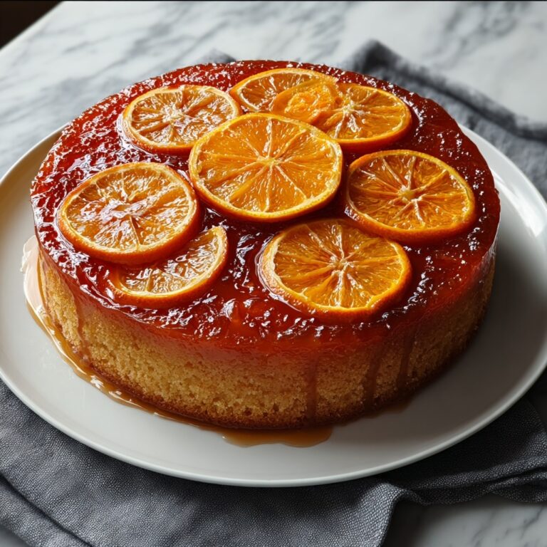 Delicious Upside Down Orange Cake Recipe
