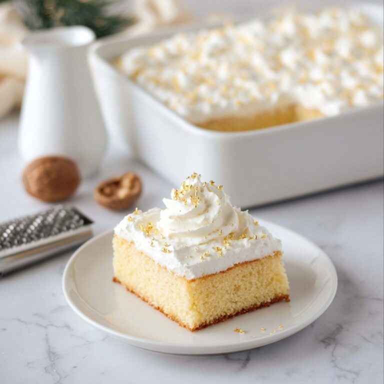 Eggnog Tres Leches Cake Recipe