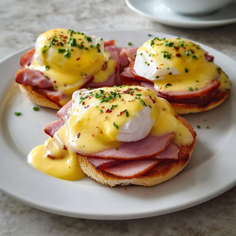 Classic Eggs Benedict with Hollandaise Recipe