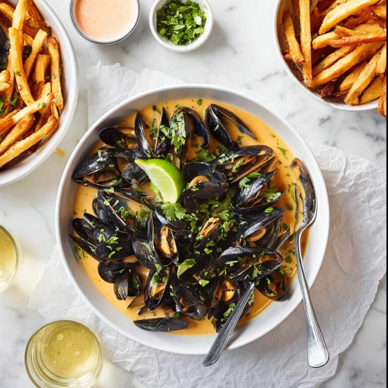 Easy Coconut Curry Mussels Recipe