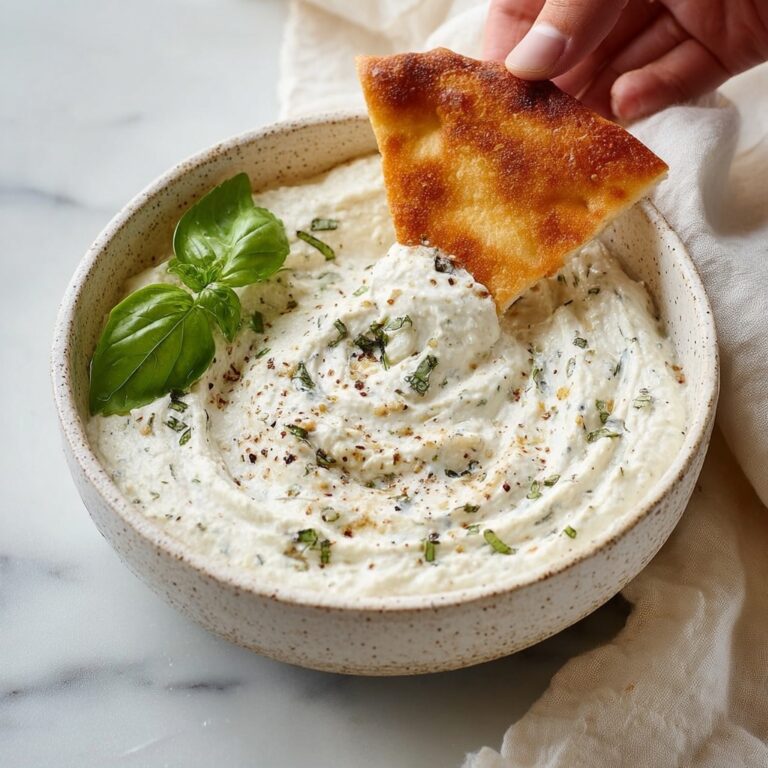 Creamy Feta Dip with Garlic, Lemon, and Herbs Recipe