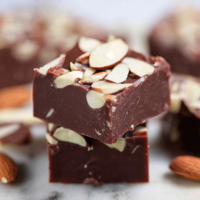 Dark Chocolate Almond Fudge Recipe