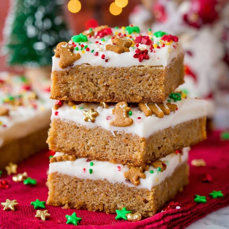 Gingerbread Bars with Cream Cheese Frosting Recipe