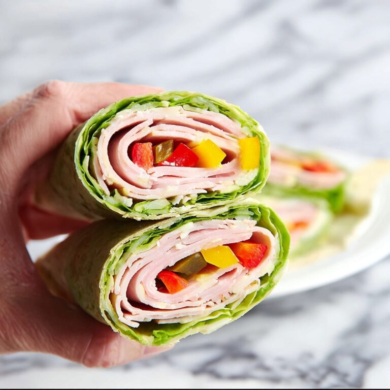 Easy Ham and Cheese Wrap Recipe
