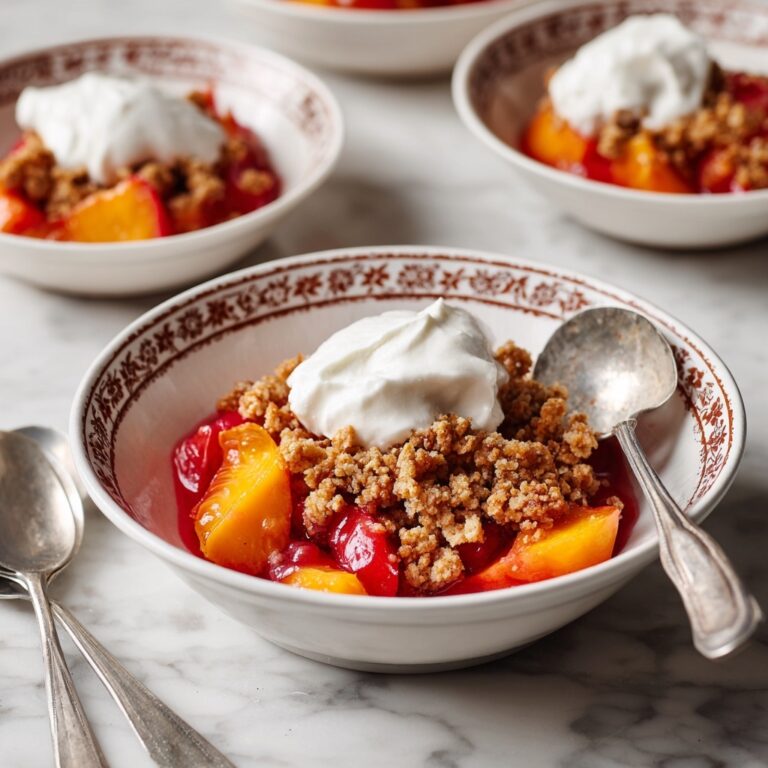 Summer Peach Crisp Recipe