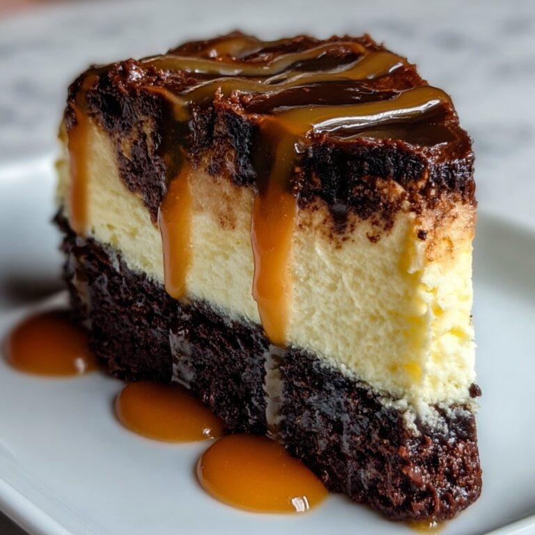 Caramel Brownie Cheesecake Bliss Recipe