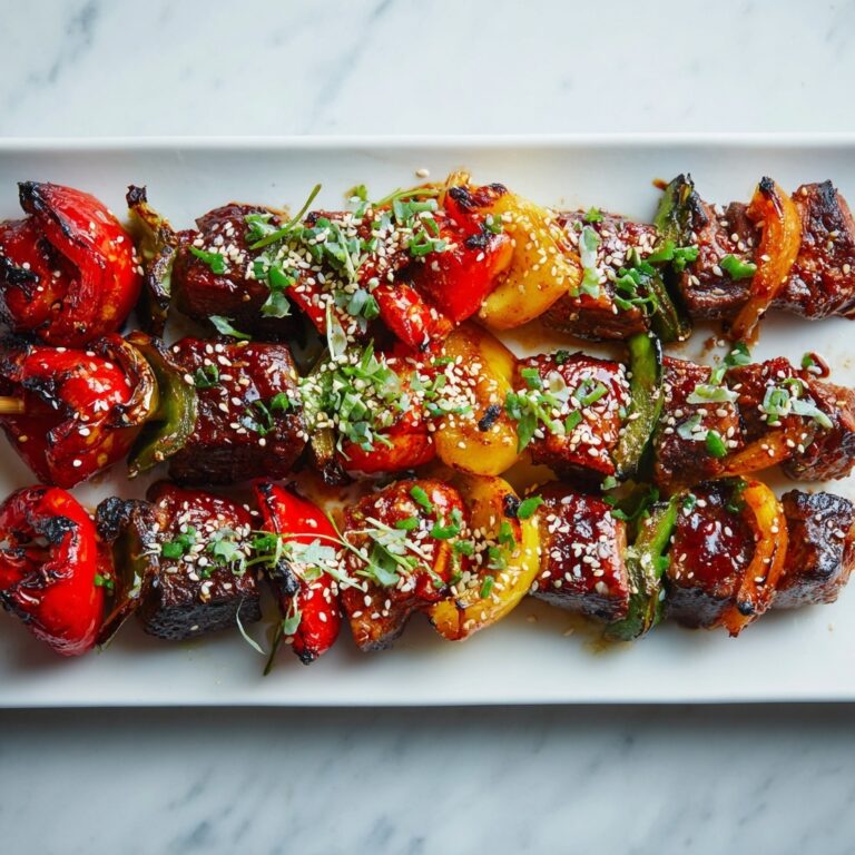 Sweet and Spicy Sosaties: South African Curry-Marinated Skewered Lamb or Chicken with Apricots and Peppers Recipe