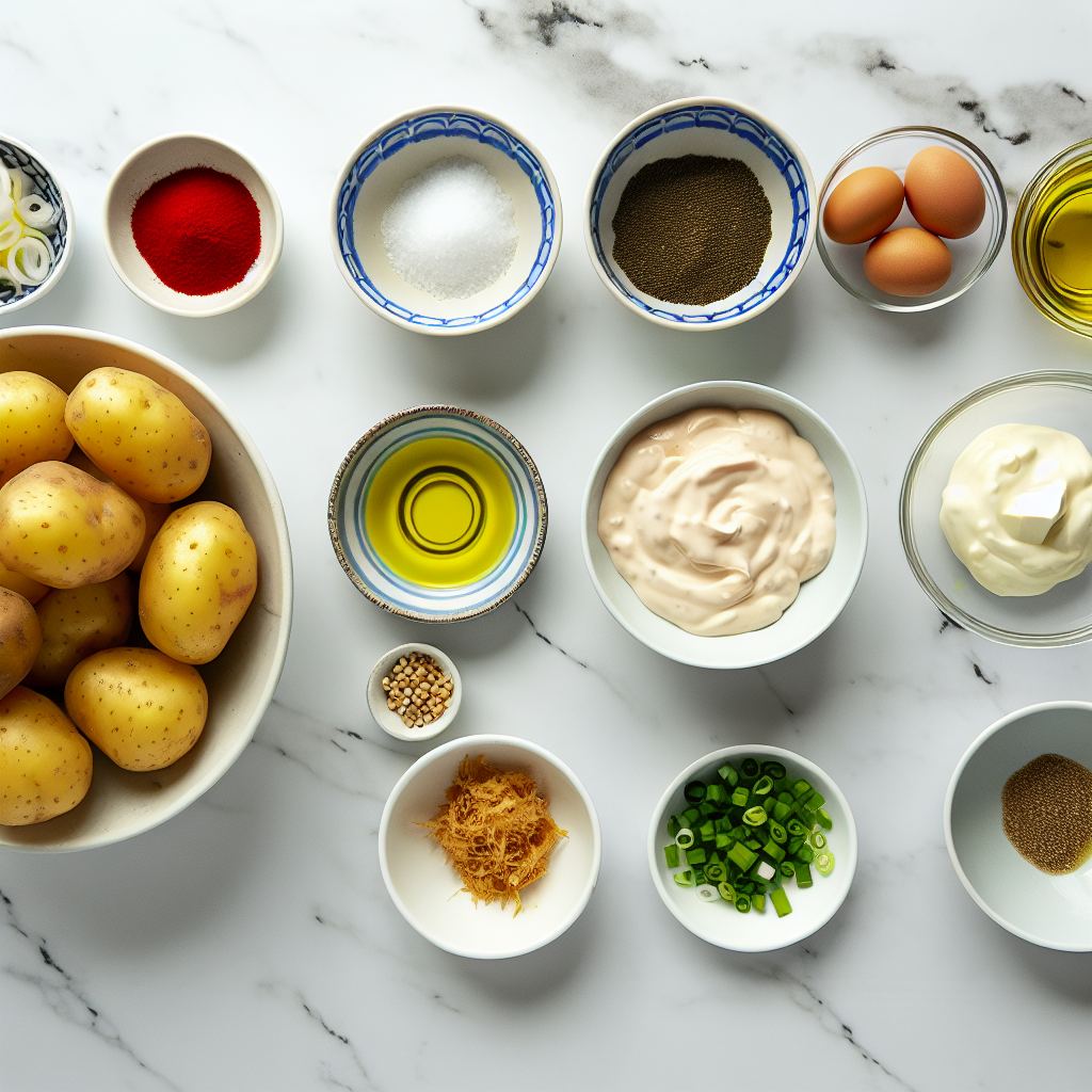 Crispy Smashed Jersey Royal Potatoes with Chilli Crisp Tahini Dressing Recipe - Recipe Image