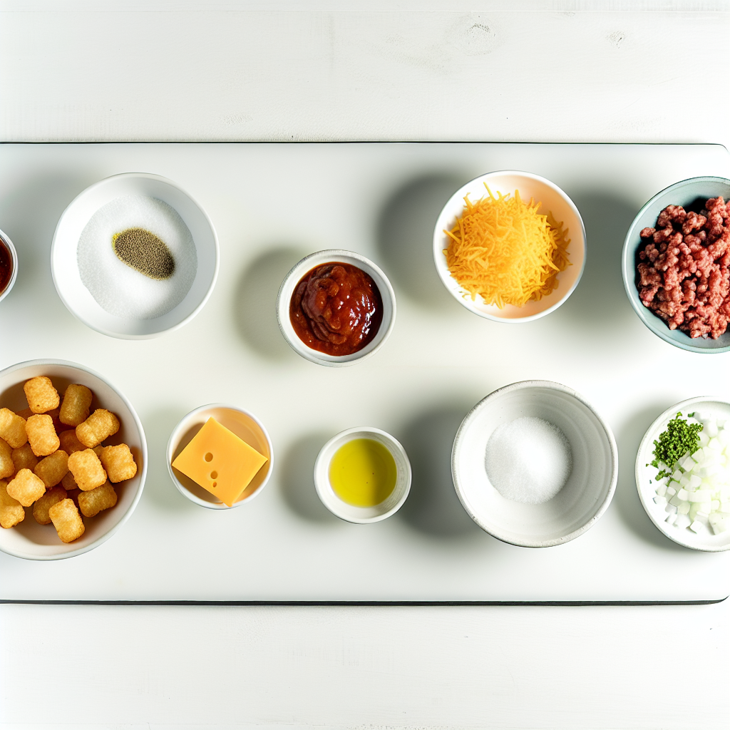 Sloppy Joe Tater Tot Bake Recipe - Recipe Image