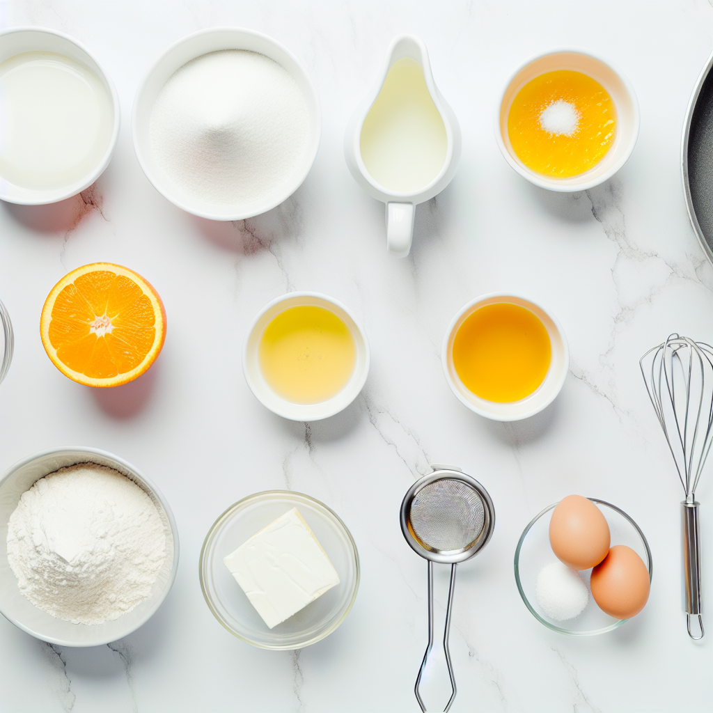 Orange Cake Roll with Candied Orange Slices Recipe - Recipe Image