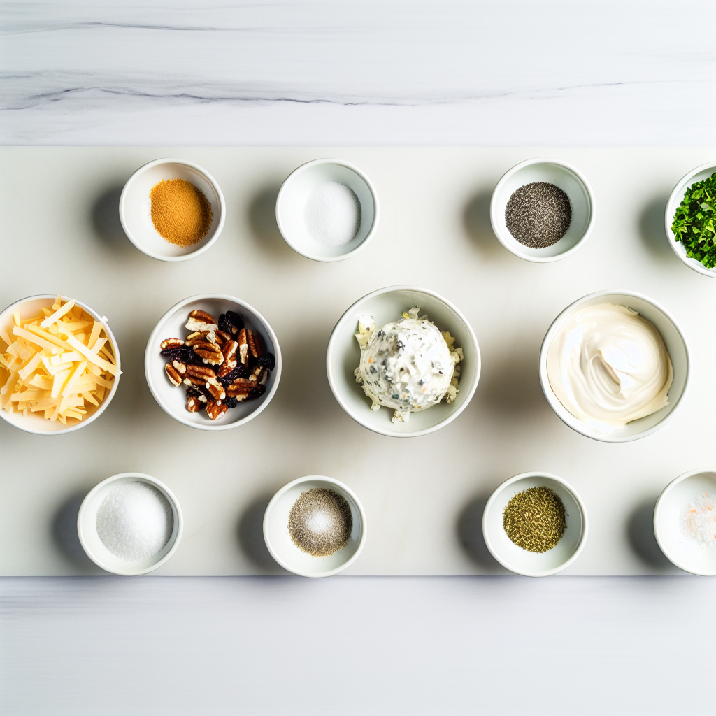 Festive Cheese Ball Party Snack Recipe - Recipe Image