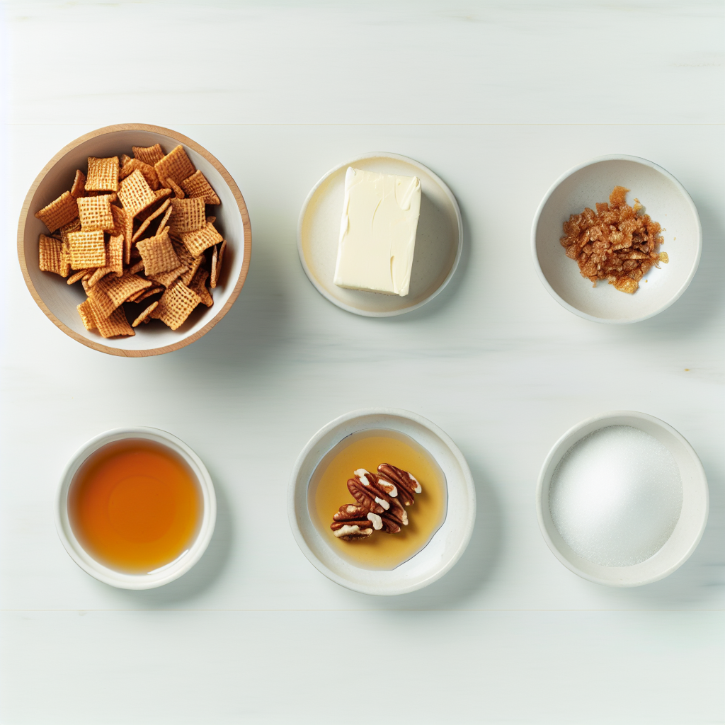 Addicting Toffee Chex Mix (Crispy Caramel Brittle) Recipe - Recipe Image