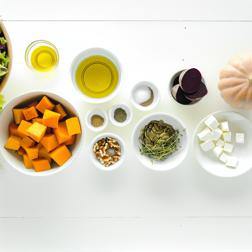 Roasted Pumpkin and Beetroot Salad Recipe - Recipe Image