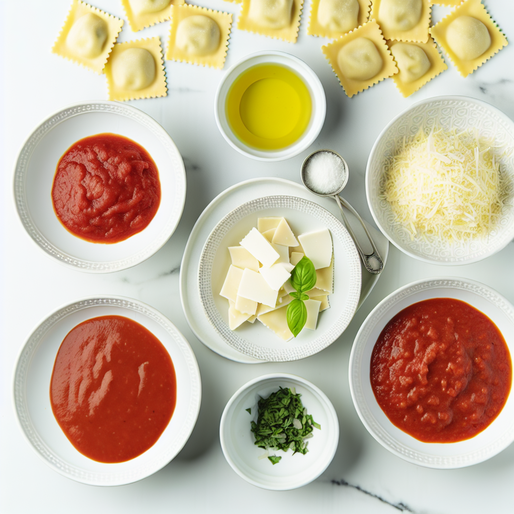 Baked Ravioli with Marinara, Mozzarella, and Parmesan Recipe - Recipe Image