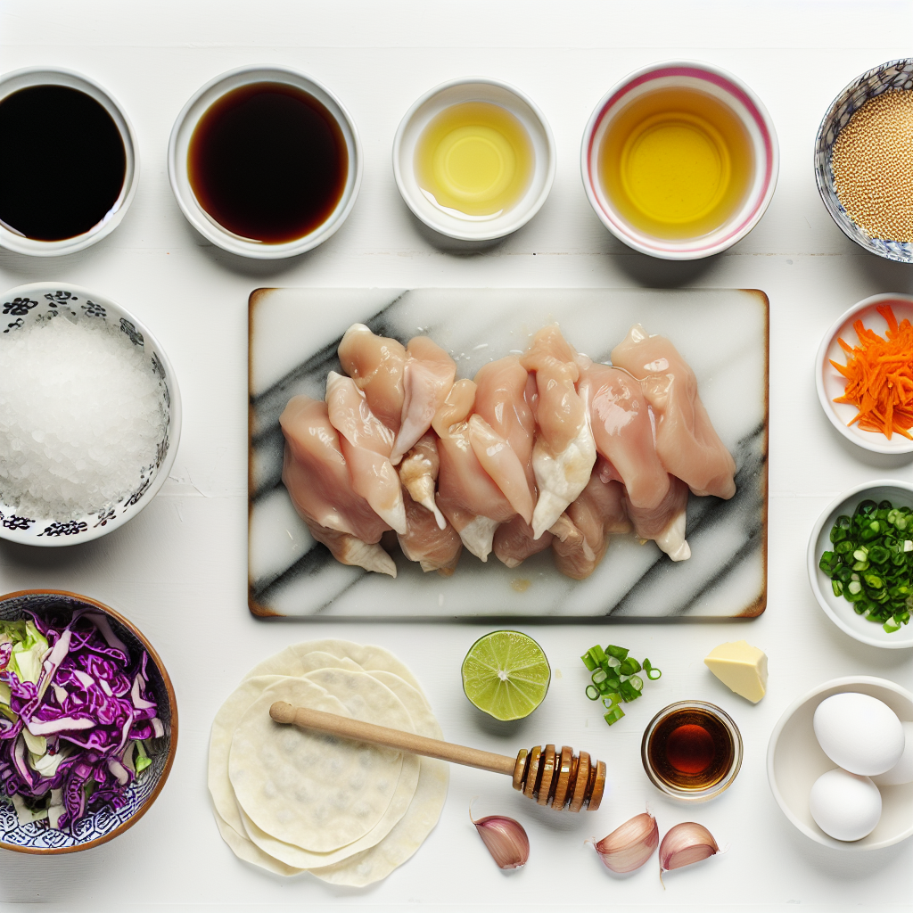 Teriyaki Chicken Wonton Taco Bowls Recipe - Recipe Image