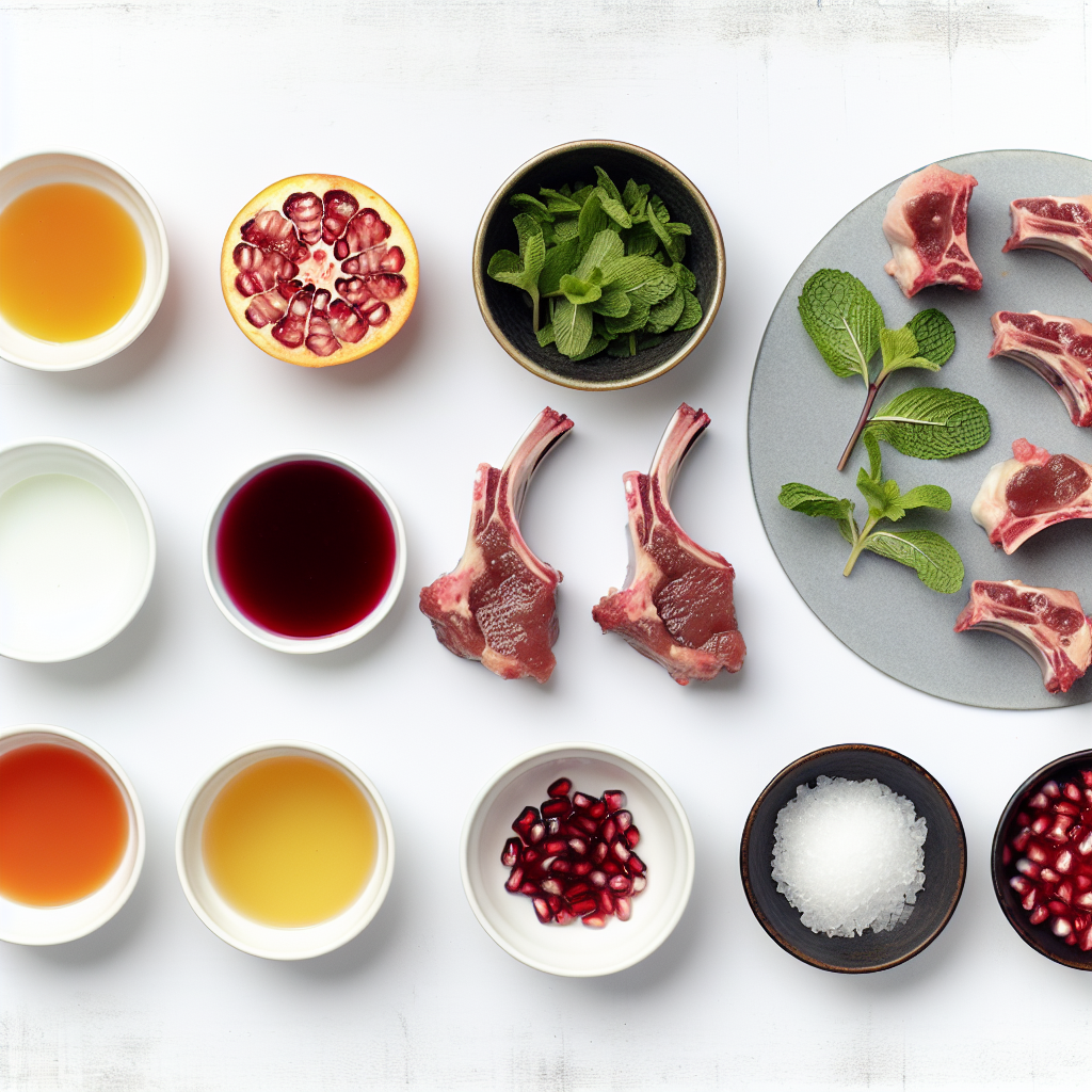 Pomegranate Glazed Lamb Loin Chops Recipe - Recipe Image