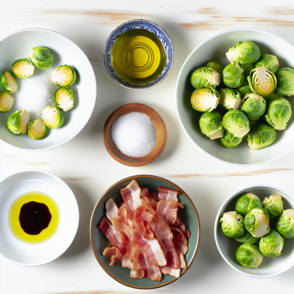 Balsamic Roasted Brussels Sprouts with Bacon Recipe - Recipe Image