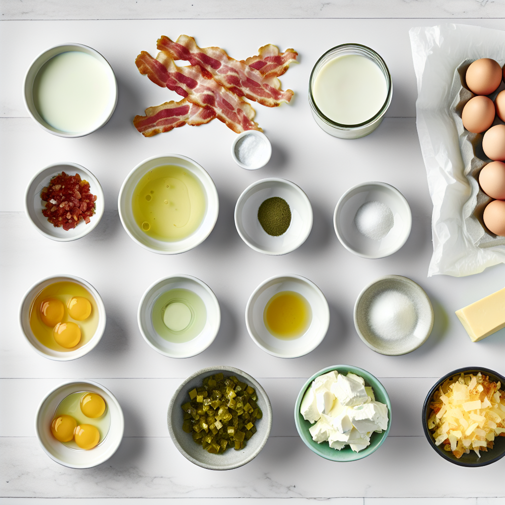 Bacon Egg and Cheese Casserole Recipe - Recipe Image