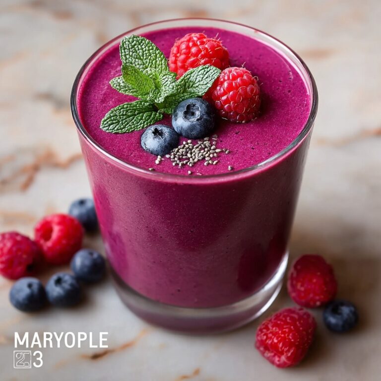 Winter Detox Berry and Beet Smoothie for Glow Recipe
