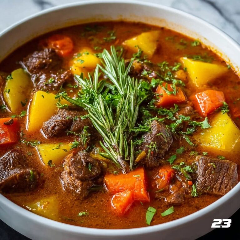 Braised Vegetable Beef Soup Recipe