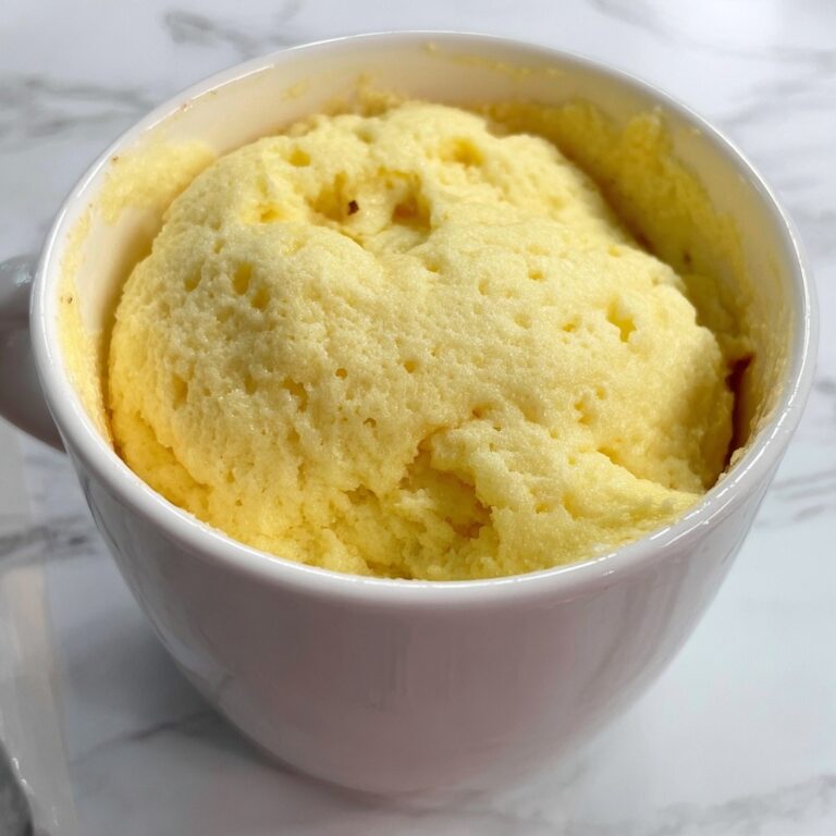 Easy Vanilla Mug Cake Recipe
