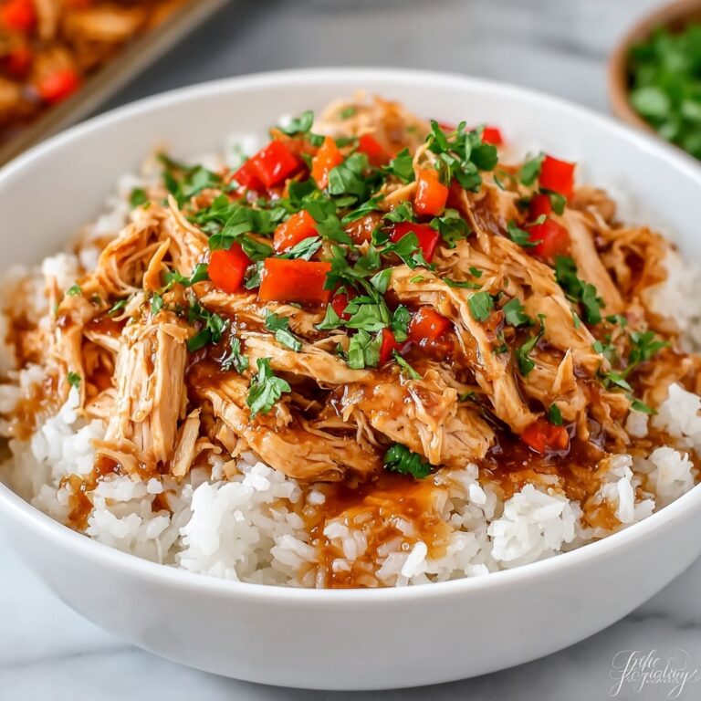 Slow Cooker Shredded Chicken Rice Bowls for Easy Meals Recipe