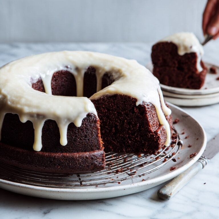 Glazed Chocolate Doughnut Cake Recipe
