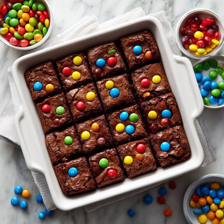 Valentine’s M&M’s Brownies: The Ultimate Chocolate Treat Recipe
