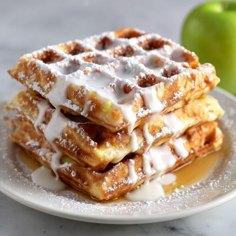 Mini Apple Fritter Waffle Donuts Recipe