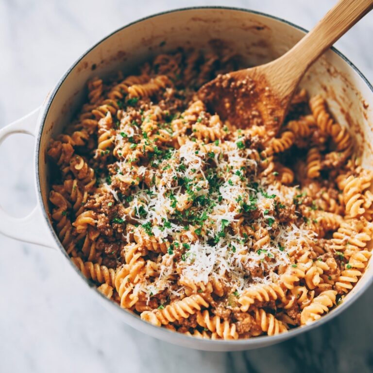 One-Pot Creamy Beef Pasta Recipe