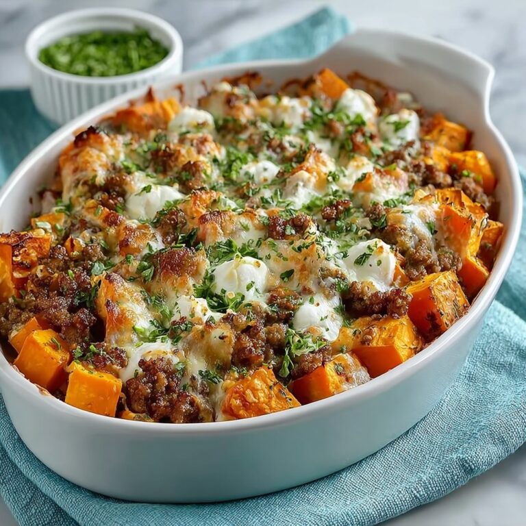 Hearty Ground Turkey and Sweet Potato Casserole Recipe