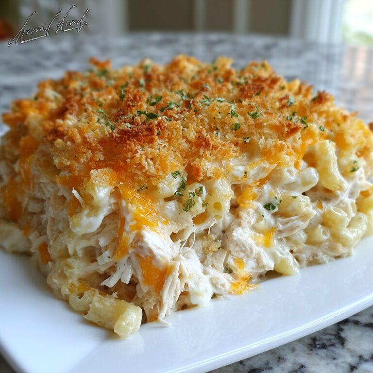 Cheesy Chicken Macaroni Casserole Recipe