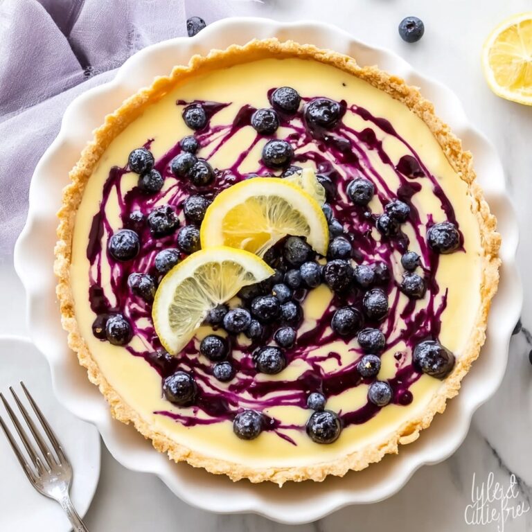 Lemon Blueberry Tart – A Creamy, Zesty Dessert Everyone Will Love Recipe