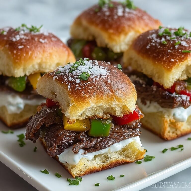 Philly Cheesesteak Sliders Recipe