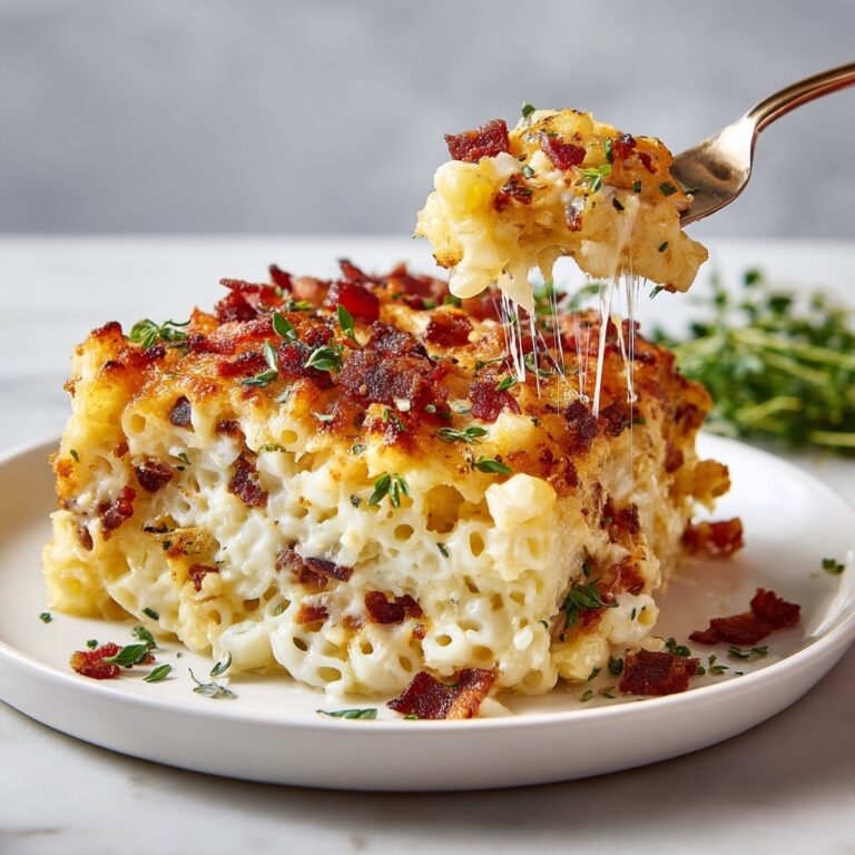 Million Dollar Christmas Mac and Cheese – Festive Turkey Bacon Five Cheese Bake Recipe