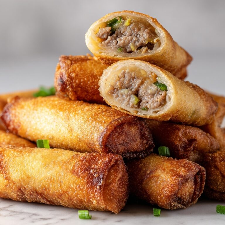 Cheeseburger Egg Rolls Recipe