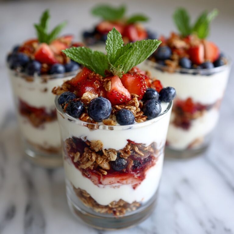 Greek Yogurt Parfait with Berries and Granola Recipe