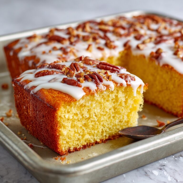 Orange Pecan Coffee Cake with Whipped Orange Glaze Recipe