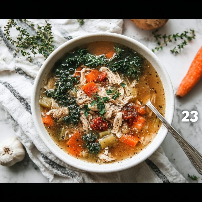 Nourishing Chicken Quinoa Soup with Vegetables Recipe