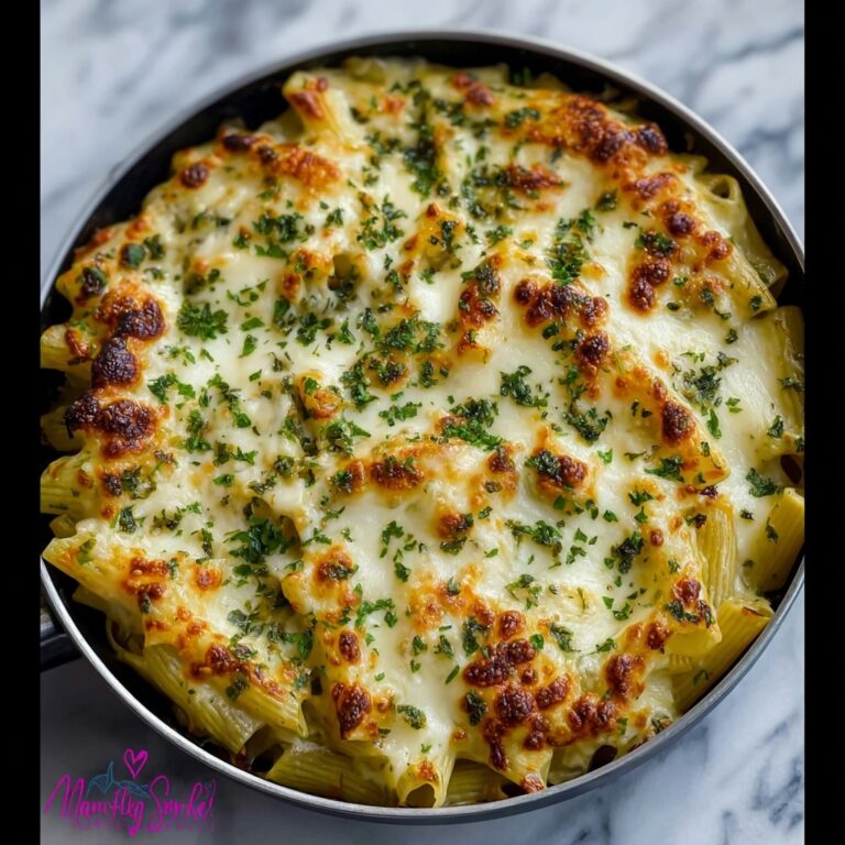 Cheesy Spinach Chicken Pasta Bake Recipe