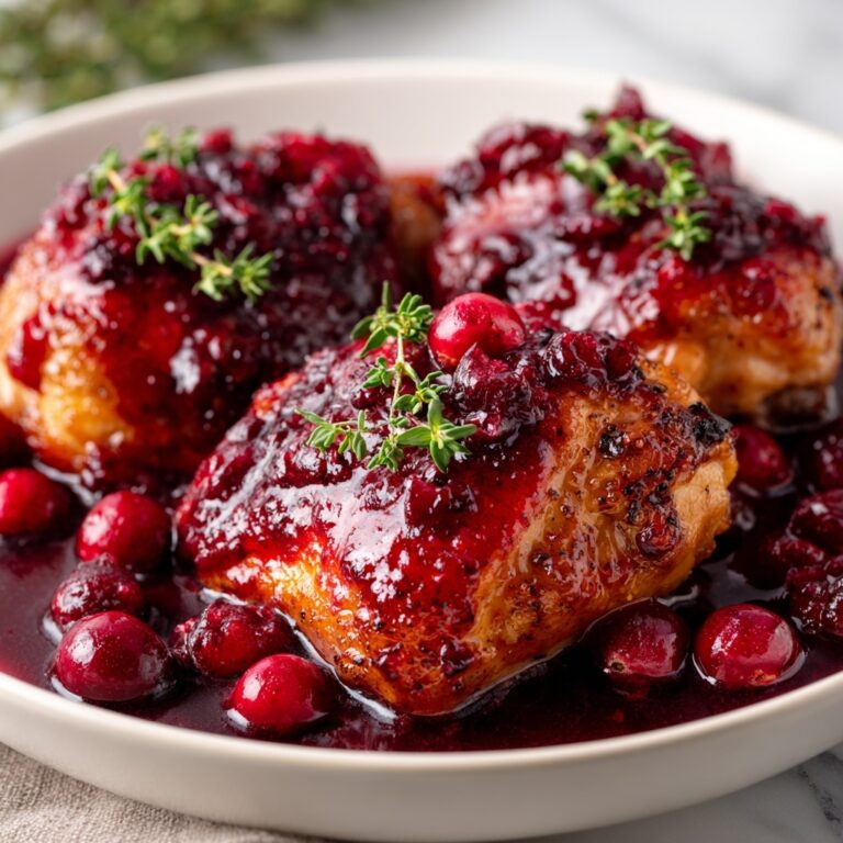 Cranberry Glazed Chicken Recipe