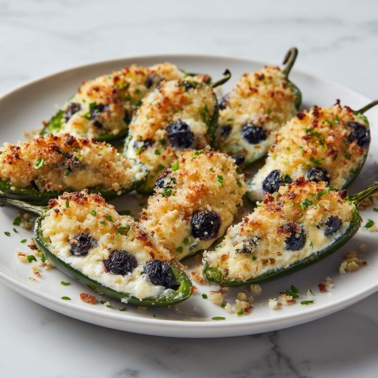 Blueberry Brie Jalapeño Poppers Recipe