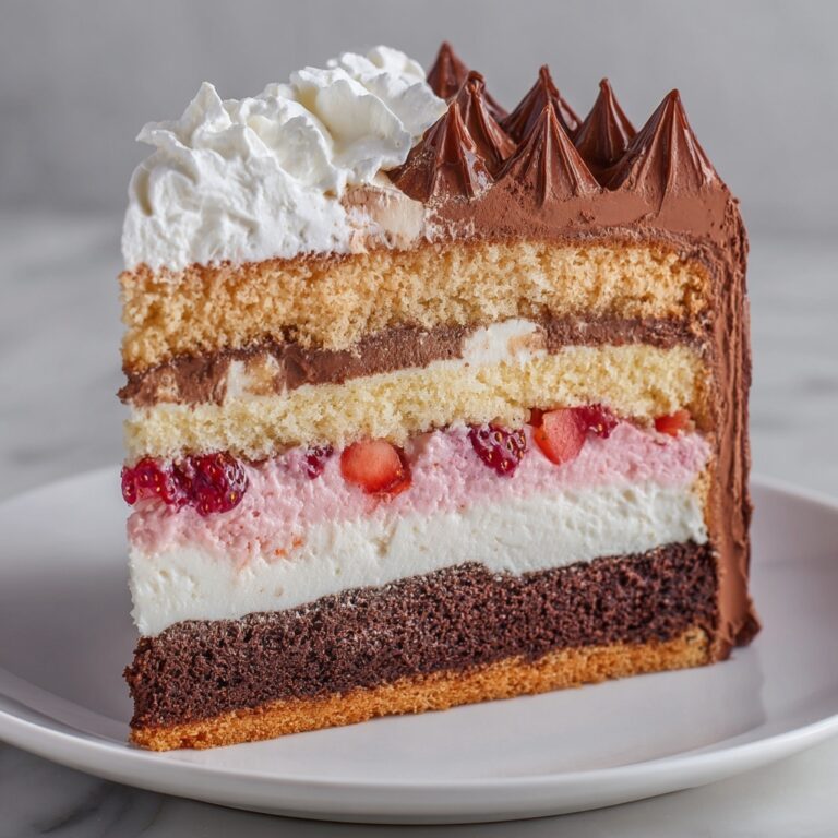 Neapolitan Layer Cake: Indulge in this Decadent Treat! Recipe