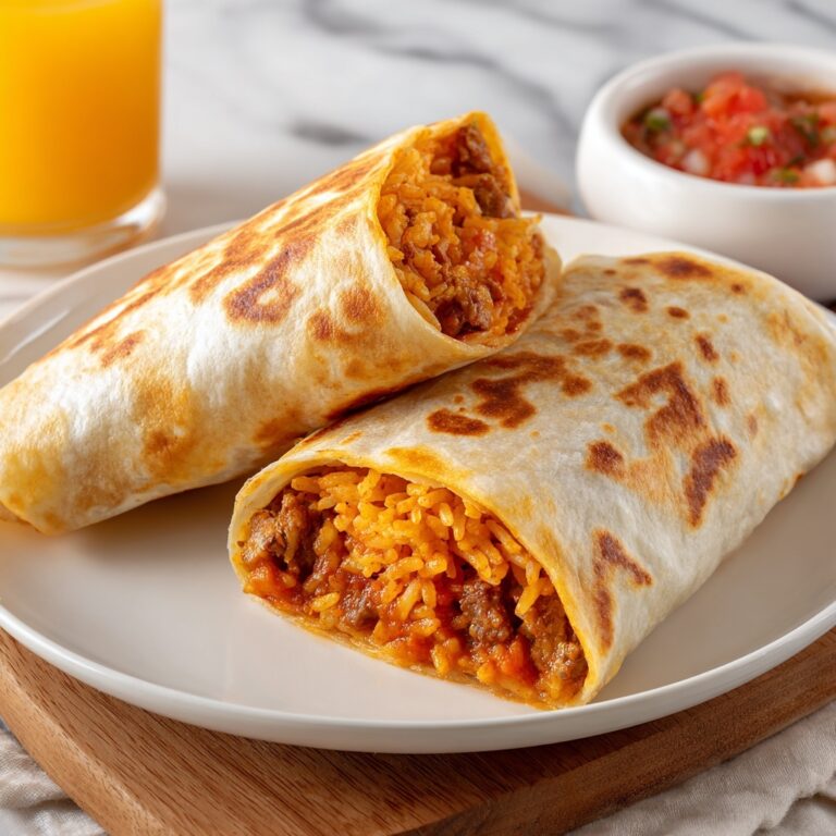 Cheesy Ground Chicken and Rice Burritos (Quick & Easy) Recipe