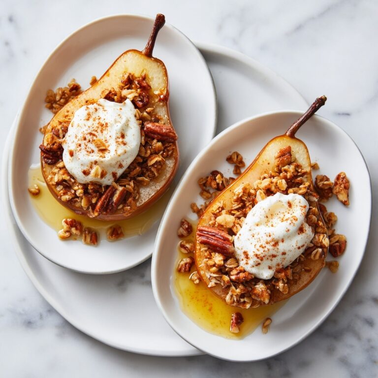 Maple Pecan Baked Pears Recipe
