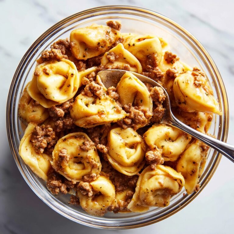 Cheesesteak Tortellini in Rich Provolone Sauce Recipe