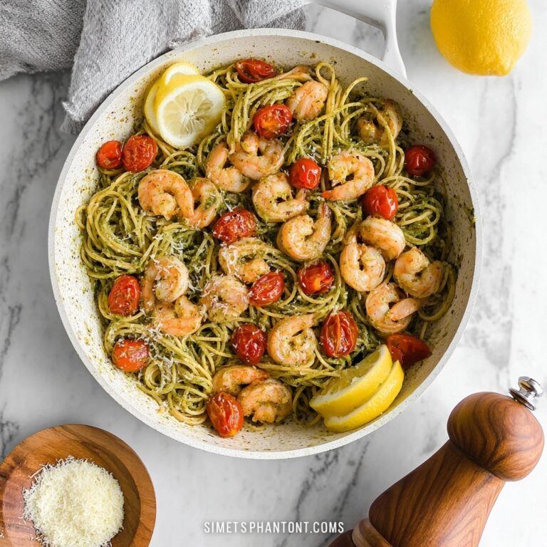 Shrimp Pesto Pasta Recipe