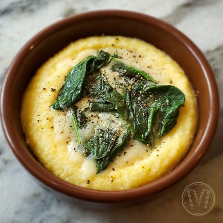 Instant Pot Creamy Polenta with Spinach Recipe