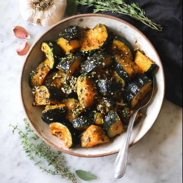 Oven-Roasted Kabocha Squash Cubes Recipe